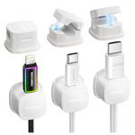 Rocoren 6-Piece Magnetic Cable Clips Cord Organizer