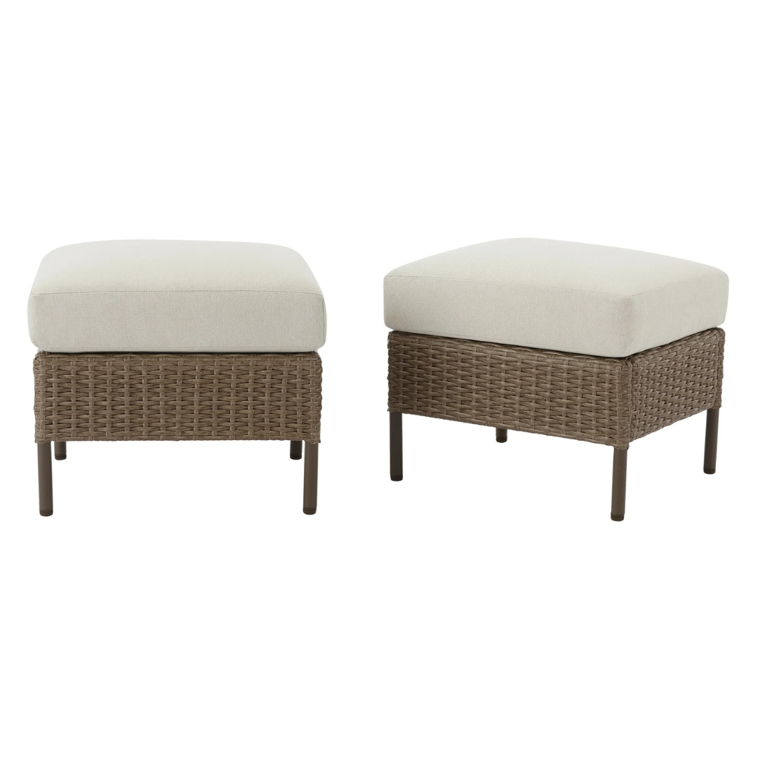 2-Pack Mainstays Chelsea Outdoor Patio Ottoman