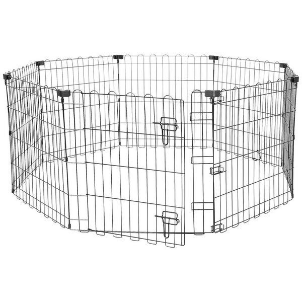 24″ Amazon Basics Foldable Octagonal Metal Exercise Puppy / Dog Playpen