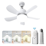 2-in-1 Socket Dimmable LED Light Bulb Ceiling Fans