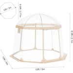 8-Person Pop-Up Bubble Tent