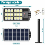 Wide Angle Motion Sensor Solar Flood Lights