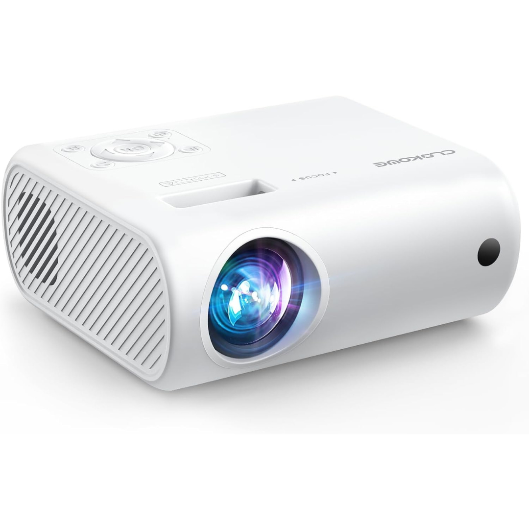 Clokowe 9000 Lux Full HD Portable Mini Projector
