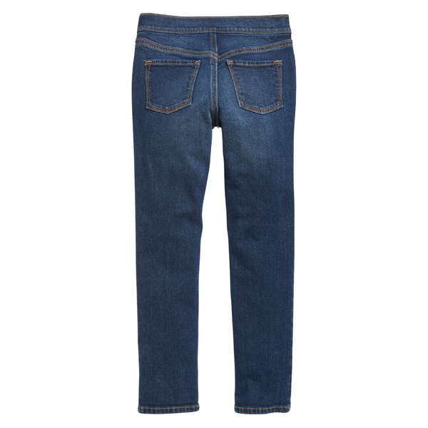Old Navy Girls Wow Skinny Pull-On Jeans (Dark Wash)