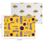 5-Piece FOCO Los Angeles Lakers NBA Team Color Bedding Set