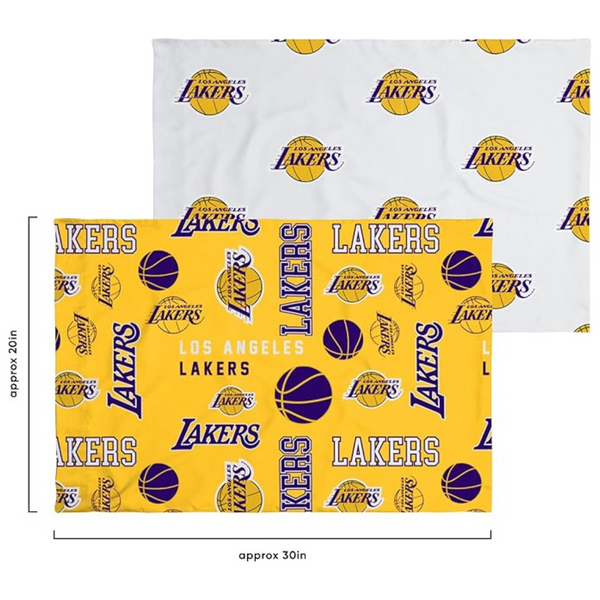 5-Piece FOCO Los Angeles Lakers NBA Team Color Bedding Set