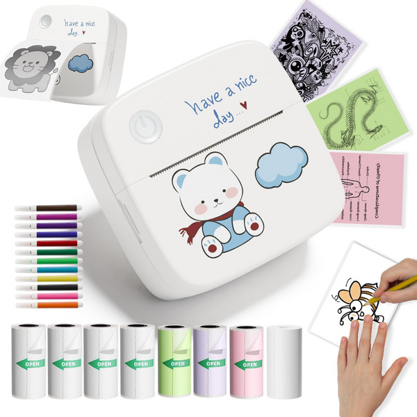 Wireless Mini Sticker Thermal Inkless Printer
