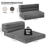 Portable 2-in-1 Convertible Sofa Bed