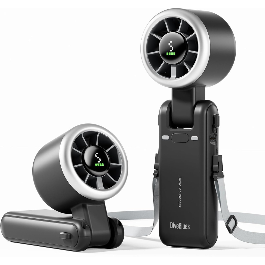 Diveblues USB-C Rechargeable Handheld Turbo Fan