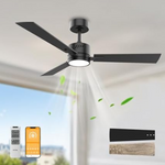 OPONL 42" Black Ceiling Fan with Remote Control