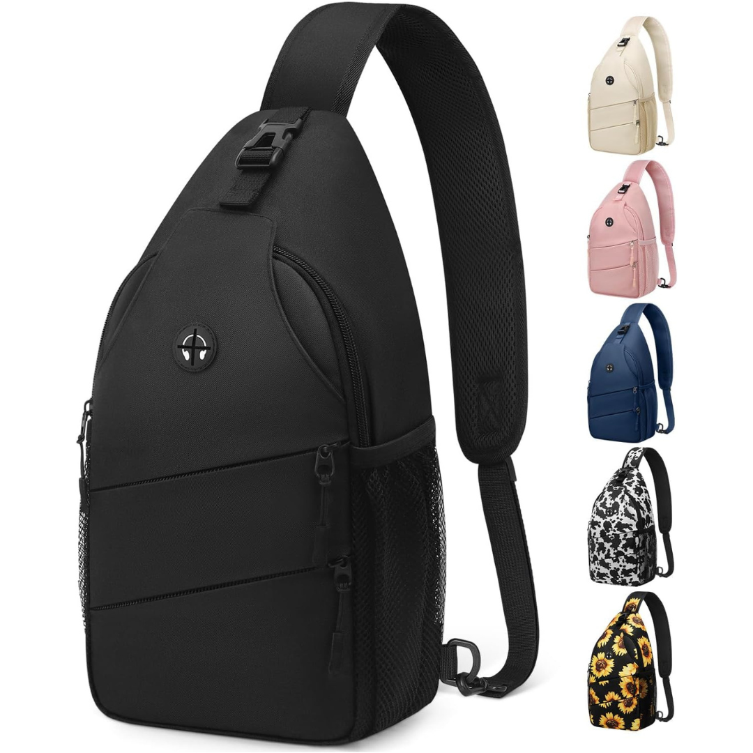 Unisex Crossbody Bags with Convertible Shoulder Strap