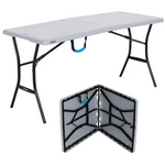 5ft Lifetime Folding Tailgating Camping and Outdoor Table