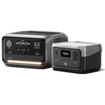 EF EcoFlow River 3 Plus 286Wh Portable Solar Generator + RIVER 2, 256Wh LiFePO4 Battery