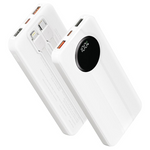 10000mAh 22.5W USB-C Portable Charger With Built In Cables