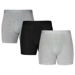 3-Pack George Men's Soft Touch Rayon Boxer Briefs