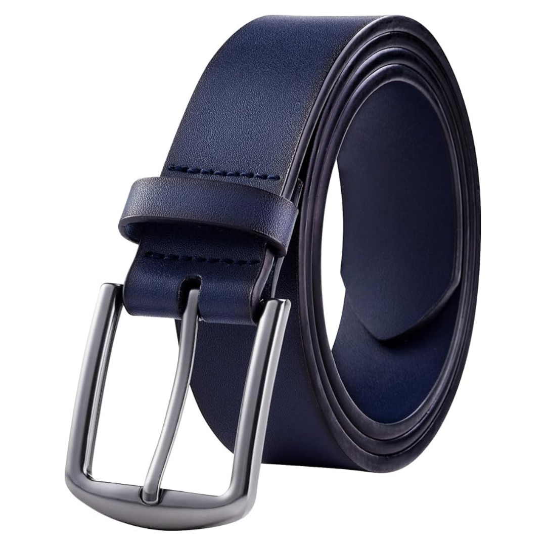 KM Legend Men's Leather Dress Belt