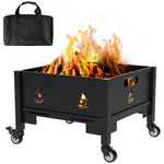 BBQration 16" Portable Fire Pit with Bag (2 Colors)