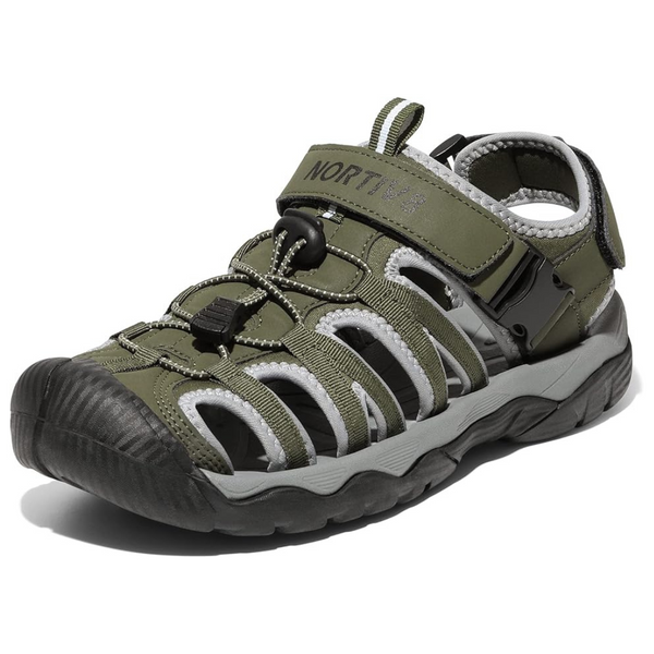 NORTIV 8 Men's Closed Toe Trail Athletic Sport Sandals (Various)