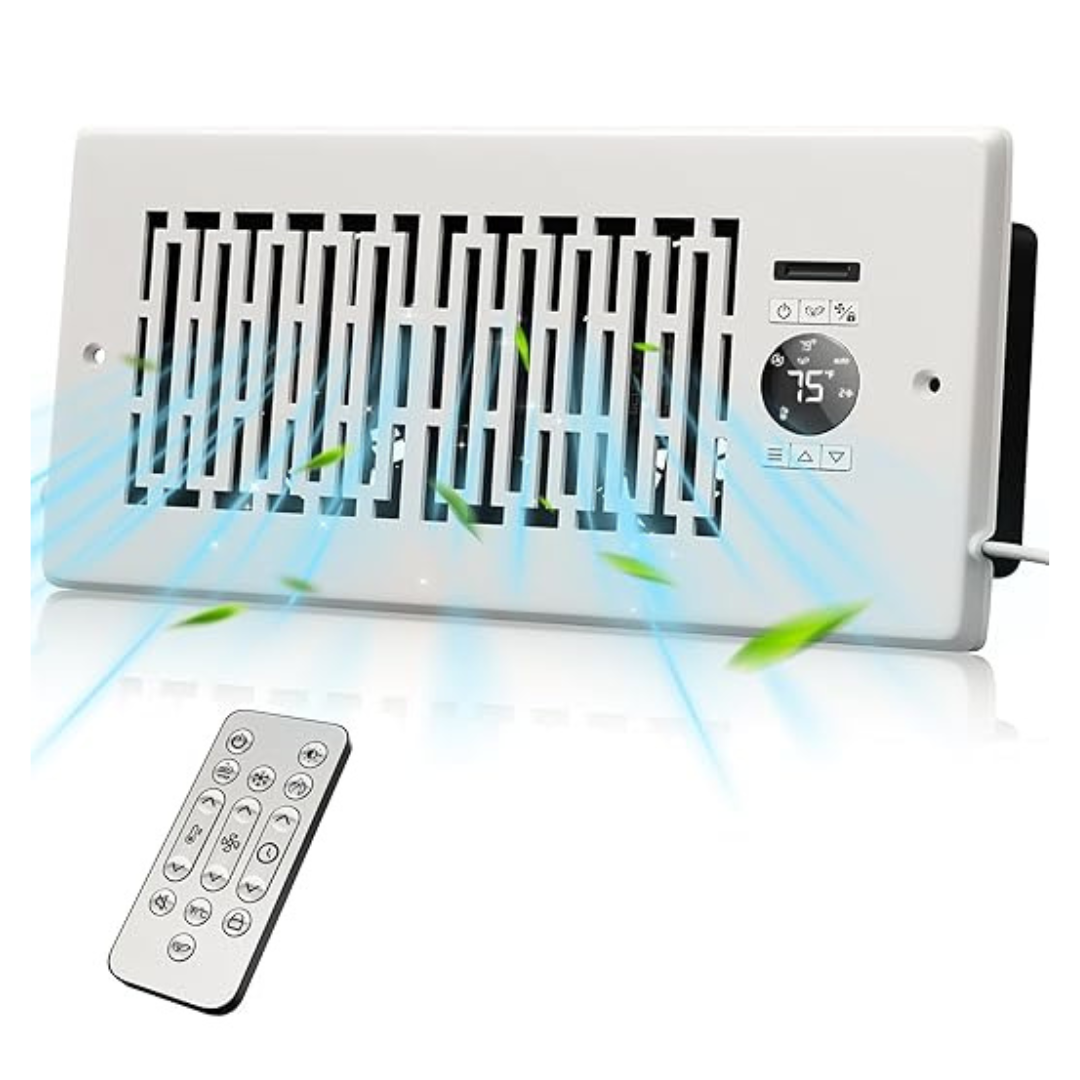 Smart Control Heating Cooling Register Booster Fan