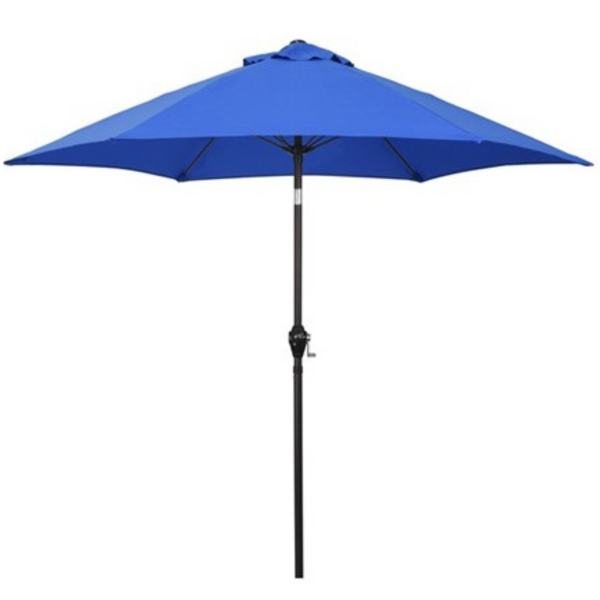 9' Round Aluminum Pole Open Push Tilt Patio Umbrella