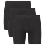 3-Pack Hanes Men's Supersoft Viscose from Bamboo Underwear Trunks & Boxer Briefs
