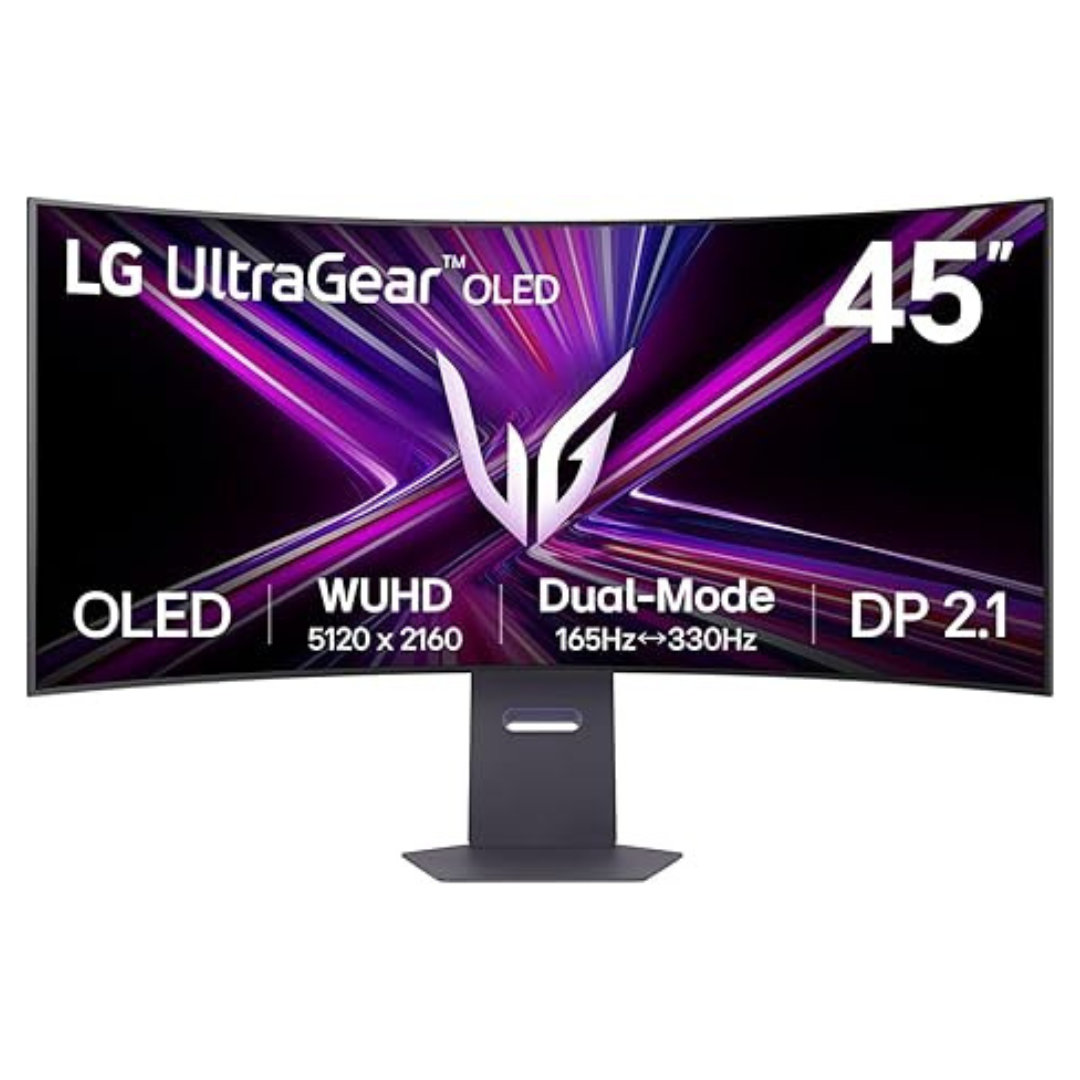 LG UltraGear 45" Curved 165Hz 0.03ms HDR OLED Freesync And G-SYNC Compatible Gaming Monitor
