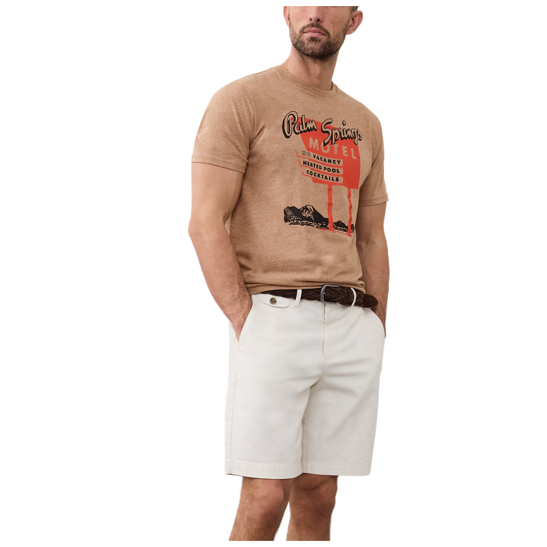Banana Republic Factory Men's Graphic T-Shirt (Monks Robe)