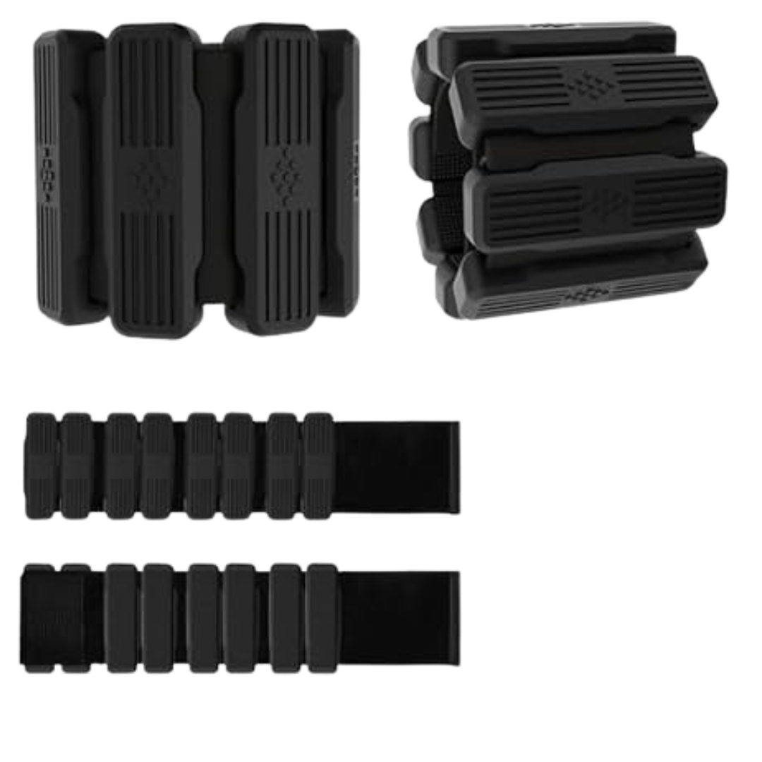 Set Of 2 Women's 1Lb Adjustable Pilates Wrist Ankle Weights