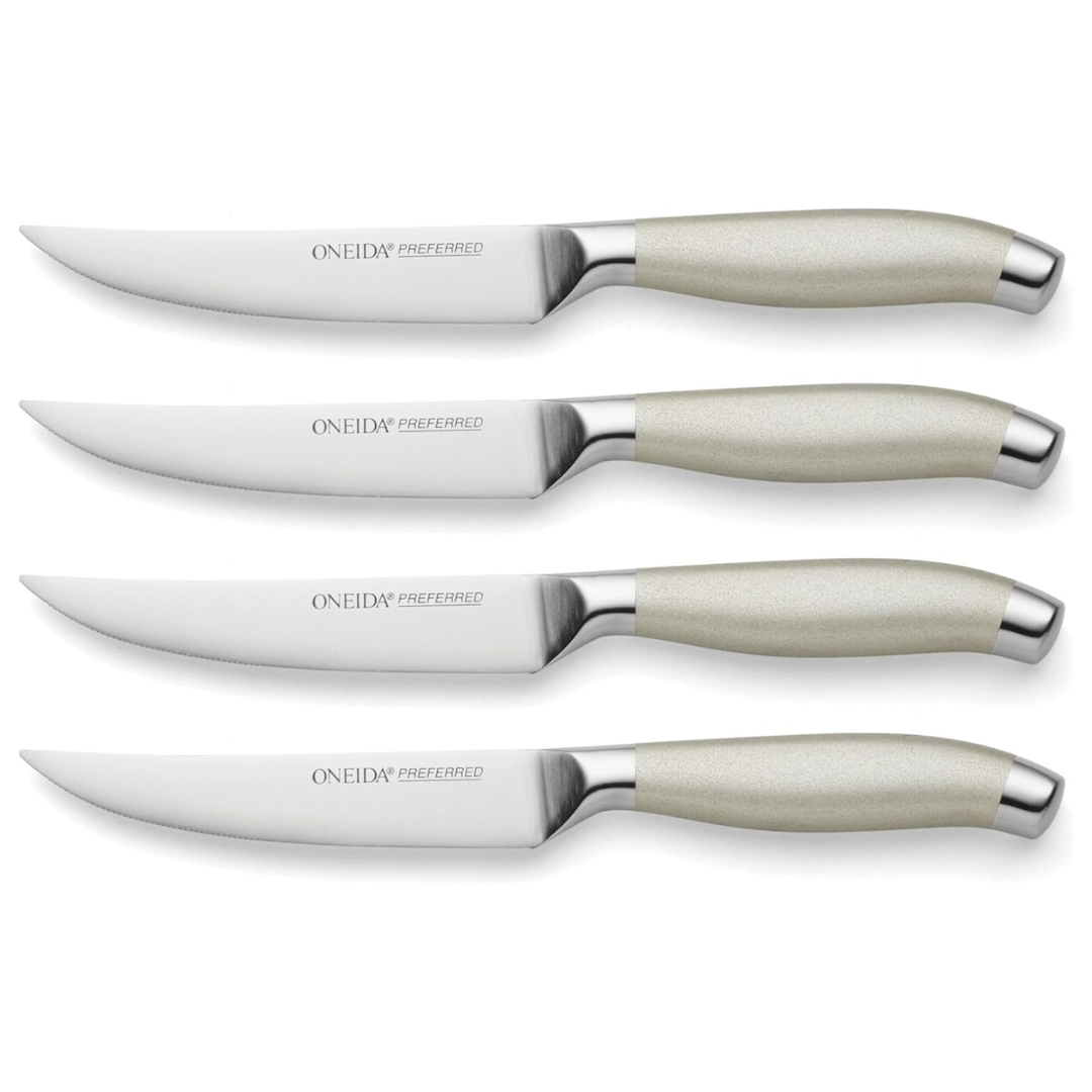 Set Of 4 Oneida 55310L20 Preferred Steak Knives