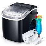 R.W.FLAME Ice Makers Countertop With Handle