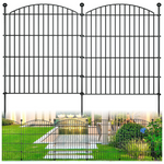 10-Panels Richmen 23.6'x 32" Metal Garden Fencing