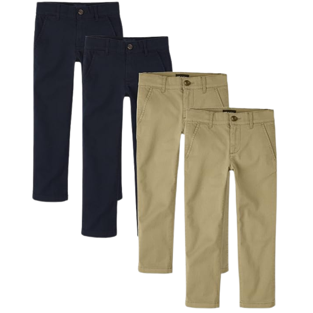 4-Pack Stretch Skinny Chino Pants