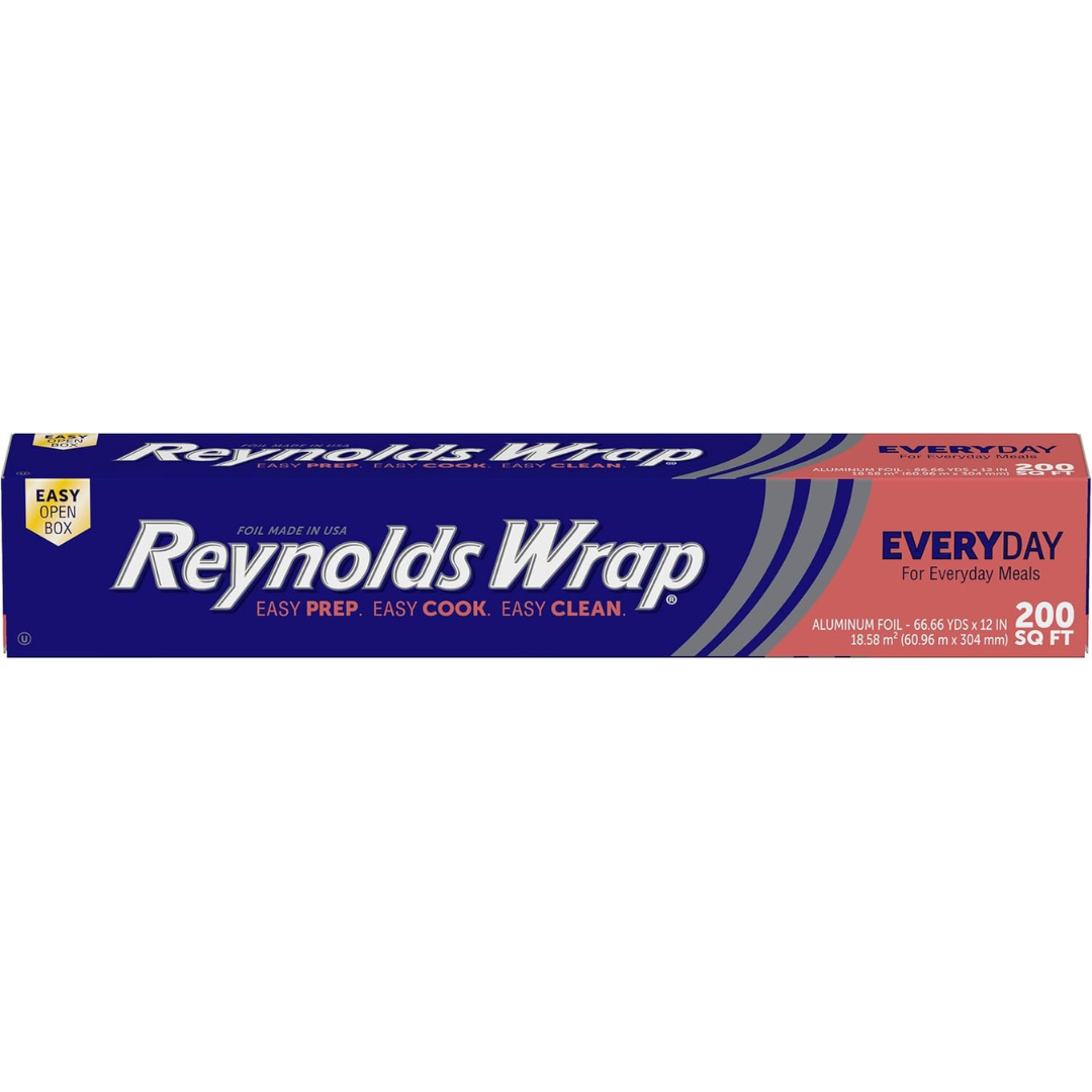 5 Packs of 200 Sq Ft. Reynolds Wrap Everyday Strength Aluminum Foil Roll