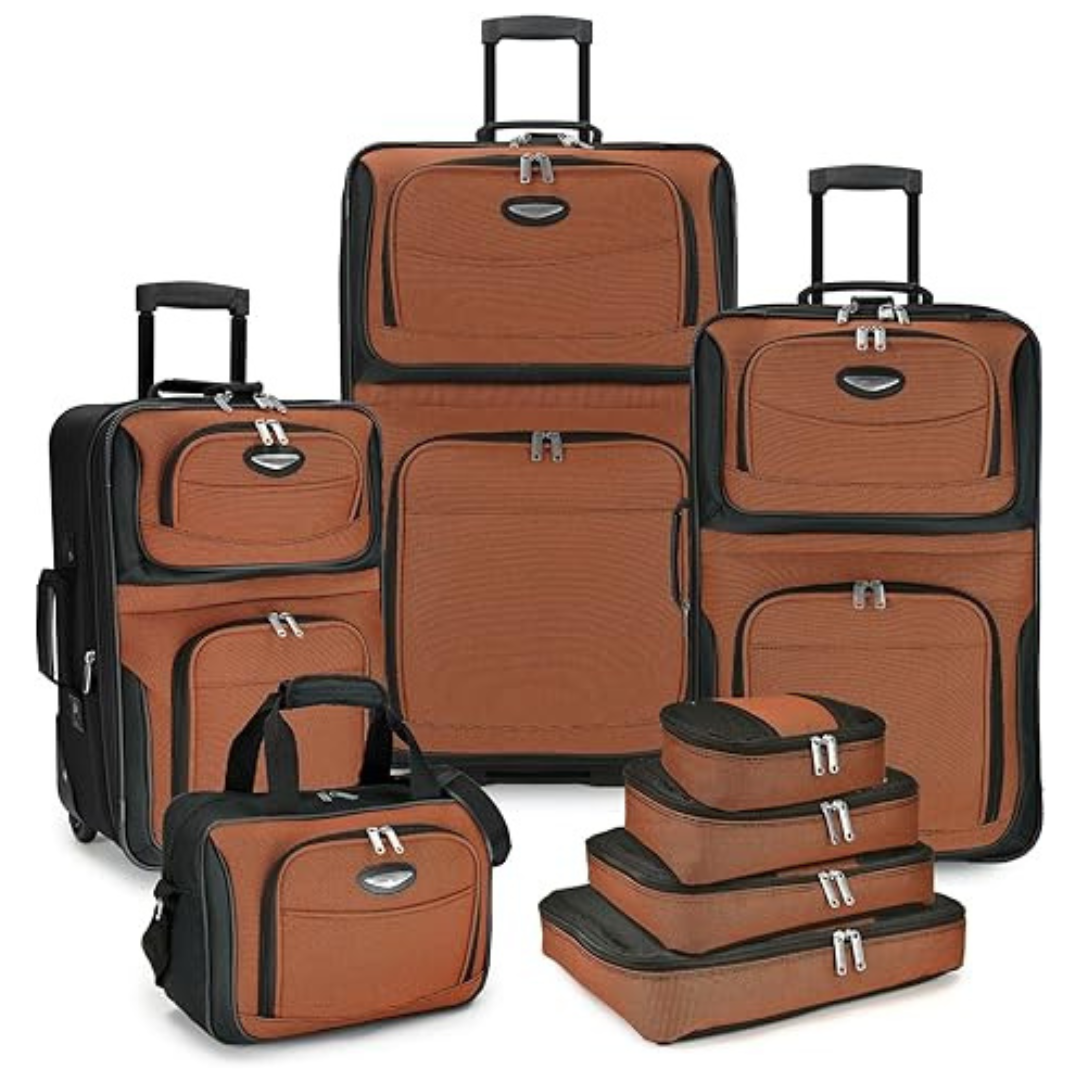 8-Piece Travel Select Amsterdam Expandable Rolling Luggage Set