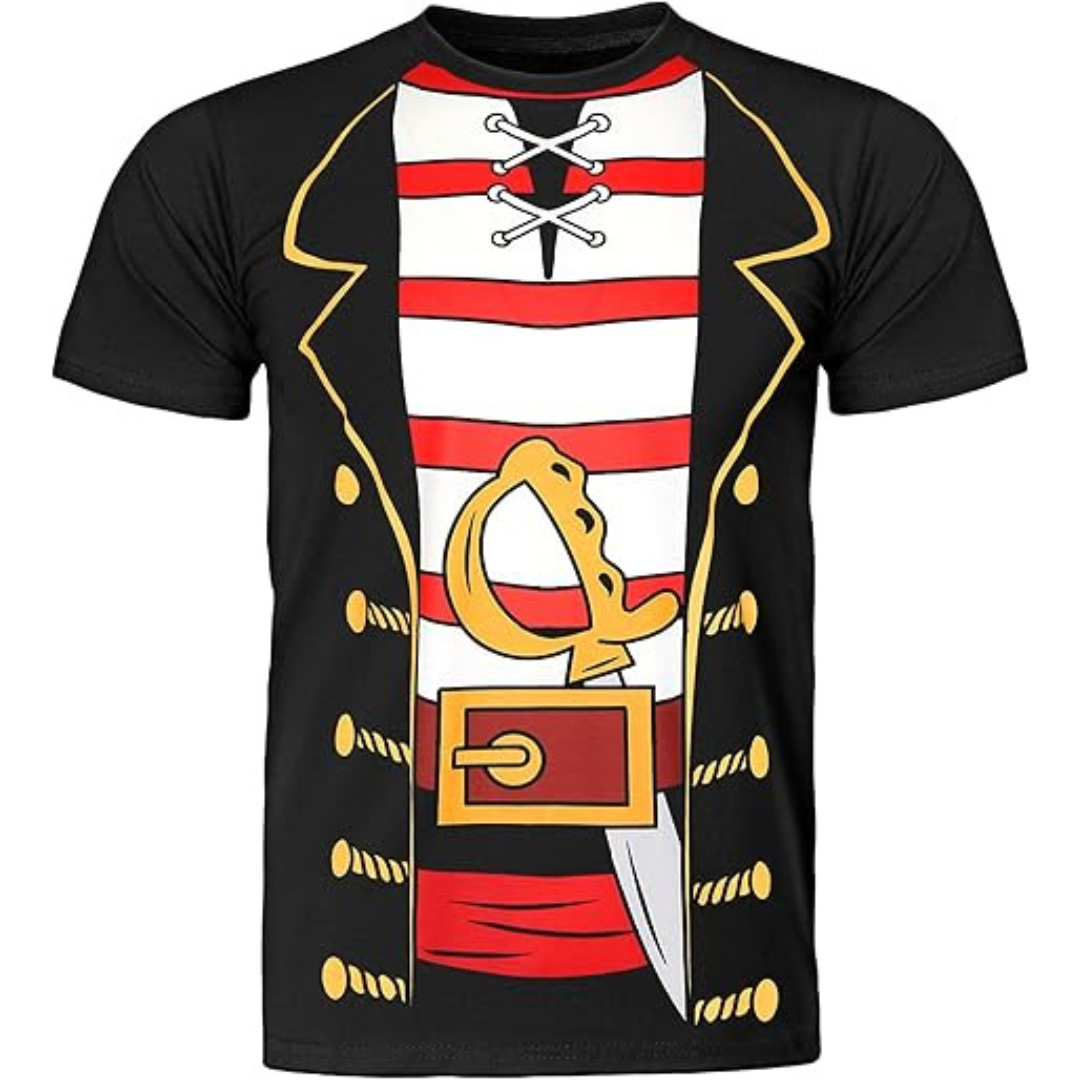 Men's Pirate-Themed Graphic Tees