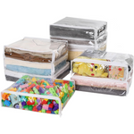 10-Piece Clear Zippered Storage Bags (15.7" x 13.78" x 3.9")