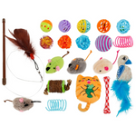 20-Count Cattraction with Silver Vine & Catnip Cat Toy