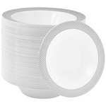 100-Pack 12-Oz Premium Heavy Duty Disposable Plastic Bowls