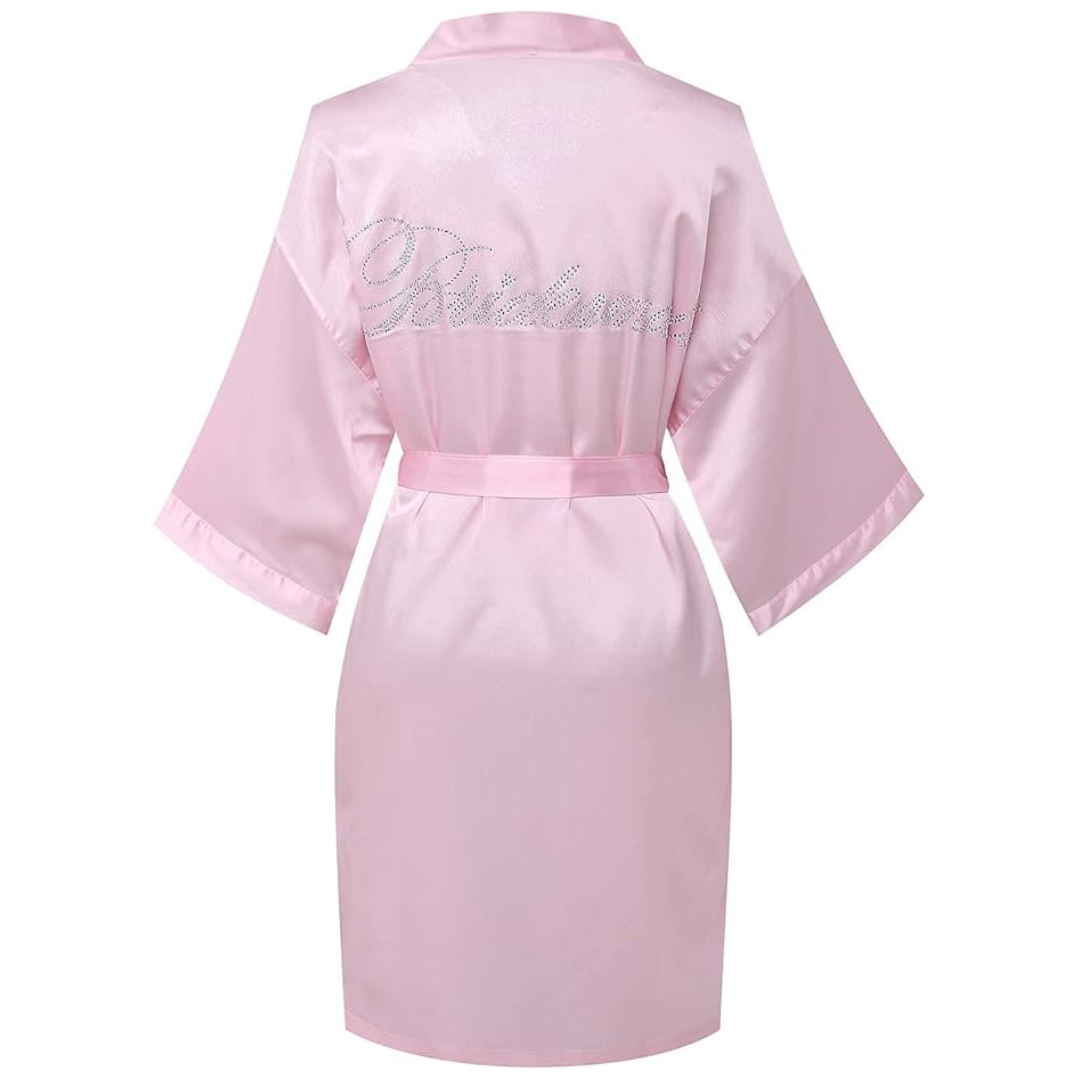 Women's Satin Kimono Robe