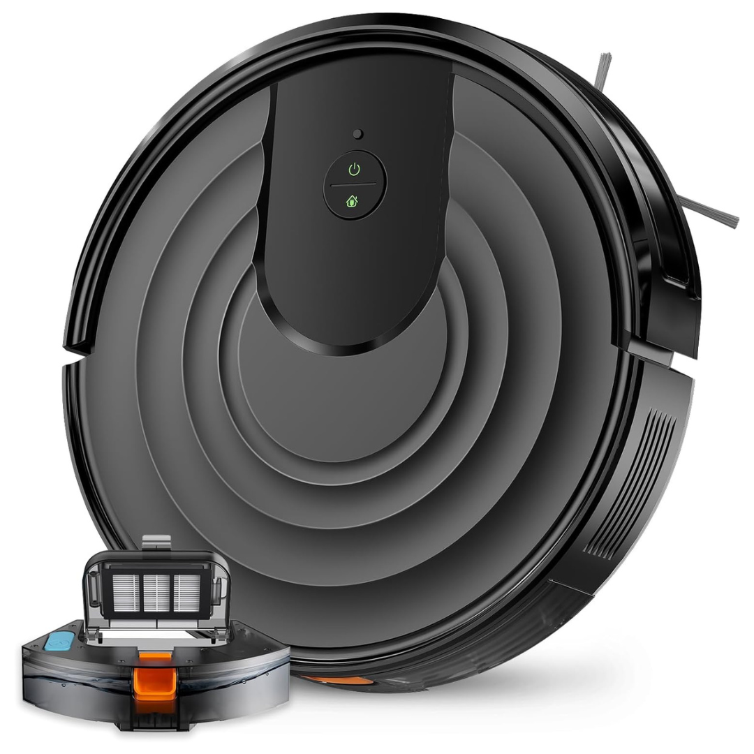 2-in-1 5000Pa 650mL Robot Vacuum Cleaner & Mop Combo