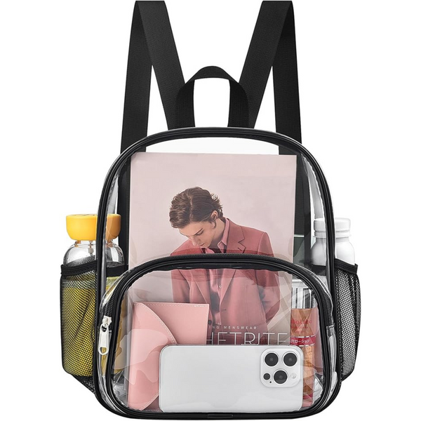 Clear Stadium-Approved Sport Backpack with Front Pocket