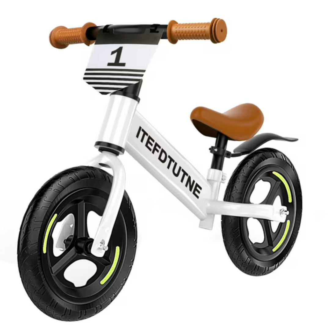 DOMQGA 12" Adjustable Seat and Handlebar Balance Bike