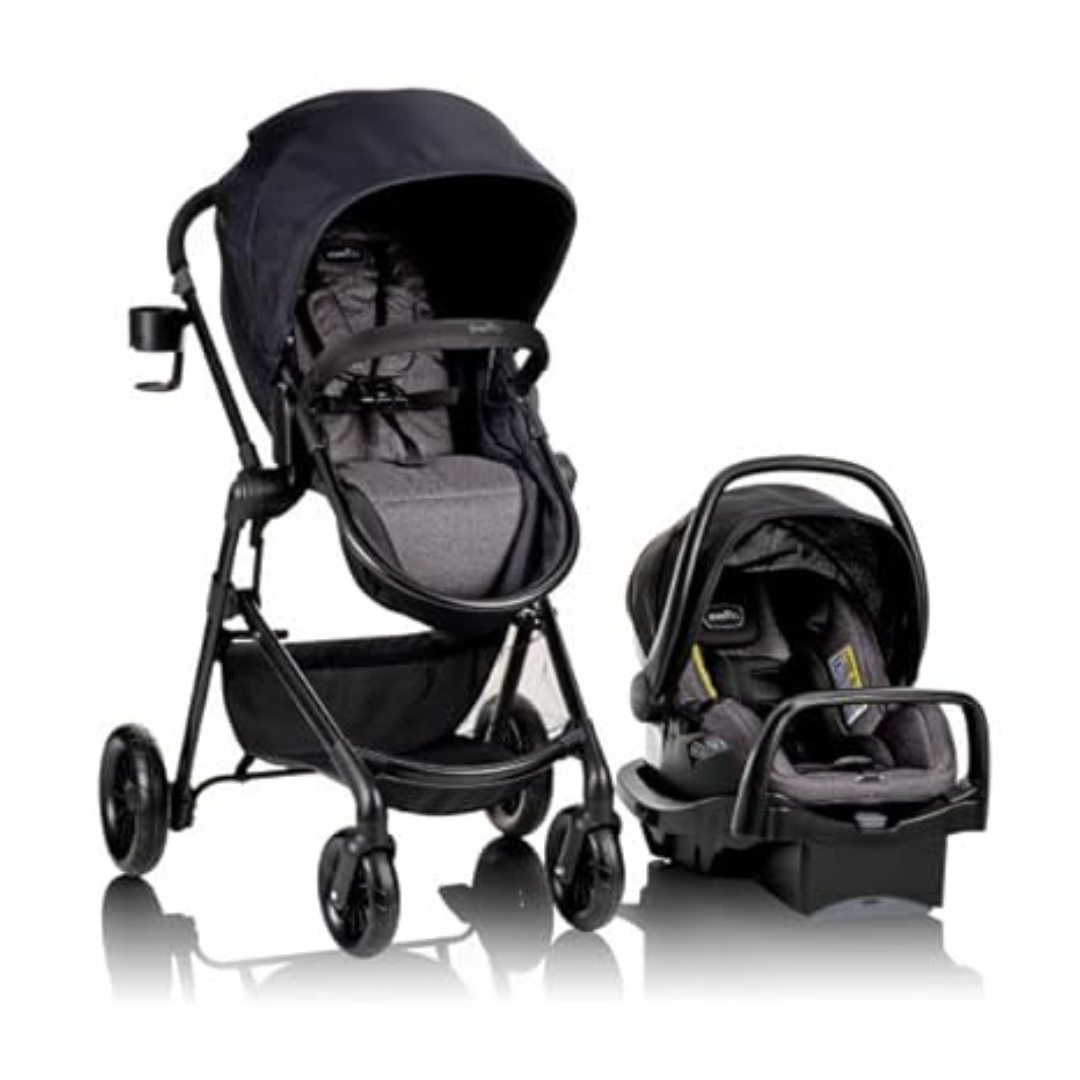 Evenflo Pivot Modular Travel System with LiteMax Infant Car Seat