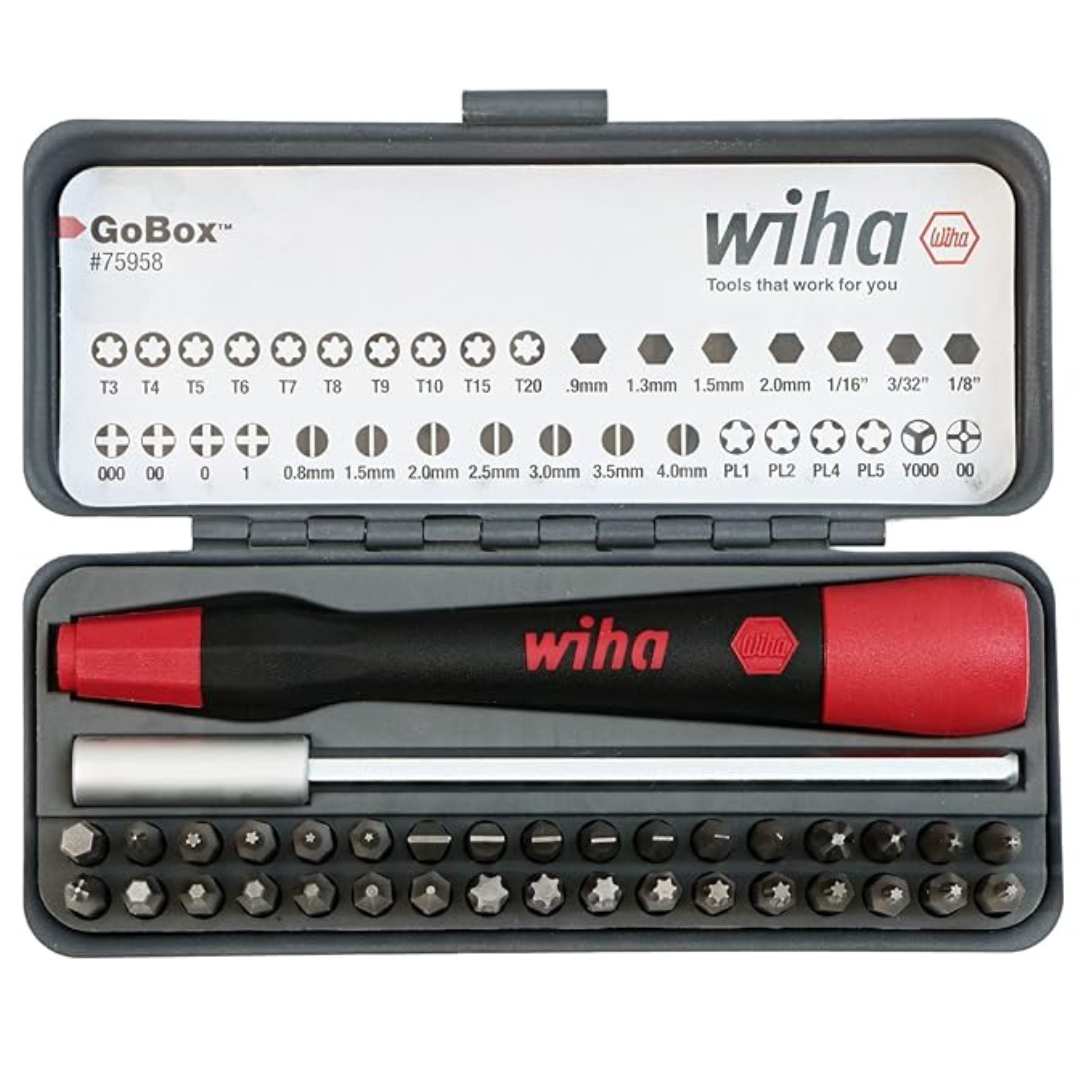 36-Piece Wiha GoBox Precision Micro Bit Set (75958)