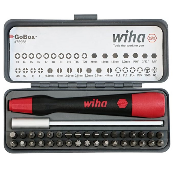 36-Piece Wiha GoBox Precision Micro Bit Set (75958)