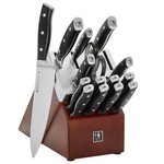 16-Piece Henckels Forged Accent Self-Sharpening Knife Block Set