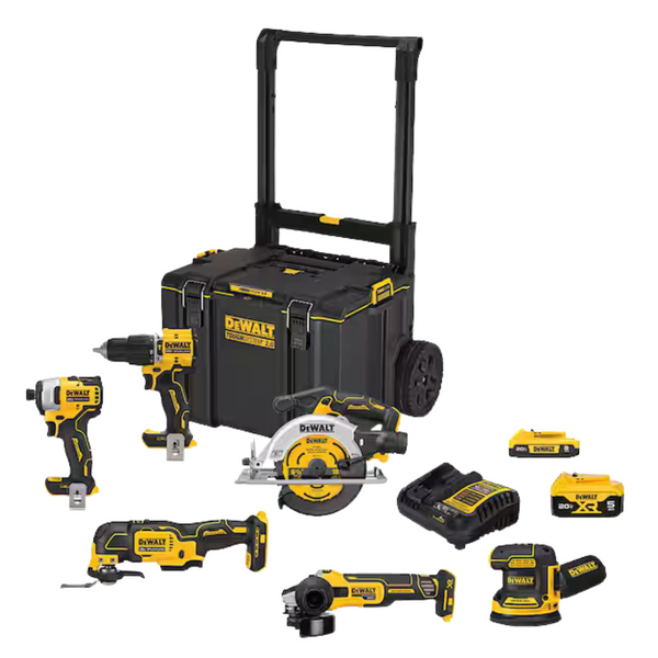 DEWALT 20-Volt MAX ToughSystem Lithium-Ion 6-Tool Cordless Combo Kit