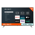 Onn. 65" 4K Ultra HDR Smart LED Roku TV (100012587)