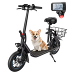 Kistp 450W 12" Commuter Electric Scooter With Seat