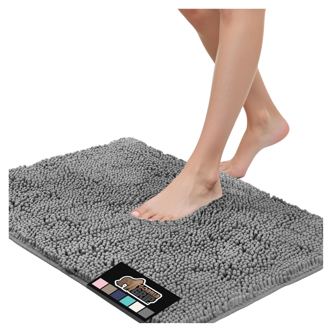 24"x17" Gorilla Grip Quick Dry Microfiber Bath Rug